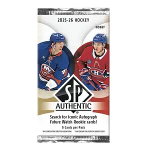 Upper Deck 2025–2026 Upper Deck SP Authentic Hockey Hobby Balíček – hokejové kartičky