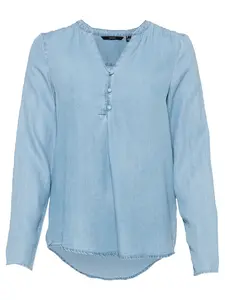 VERO MODA Blúzka 'VMVIVIANA'  modrá