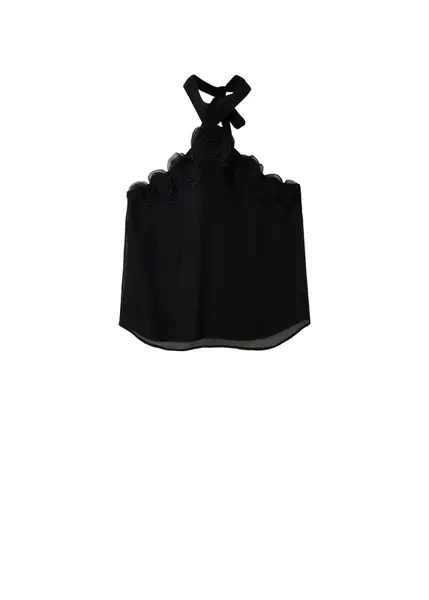 MANGO Top 'LINDSAY'  čierna