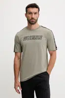 Tričko Guess ARLO pánské, béžová barva, s aplikací, Z4GI18 J1314