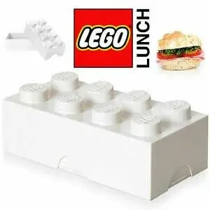 LEGO box na svačinu - bílá