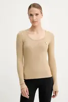 Tričko s dlouhým rukávem Guess dámské, černá barva, V4BP07 K8RT2