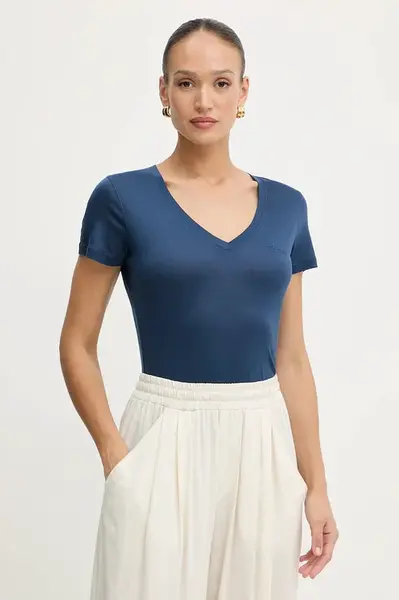 Tričko Guess dámské, bílá barva, W5GP31 KCSX2