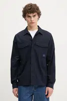 Košile PS Paul Smith pánská, tmavomodrá barva, regular, s klasickým límcem, M2R-615Z-T21951