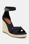 Sandály Tommy Hilfiger FLAG HIGH WEDGE ESPAD CRISSCROSS