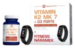 Pharma Activ Vitamín K2 MK 7 + D3 Forte 125 tablet + dárek Fitness náramek