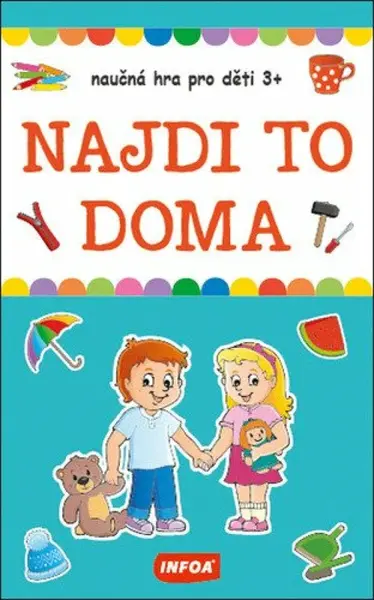 Výukové karty (krabička) - Najdi to doma - naučná hra pro děti 3+