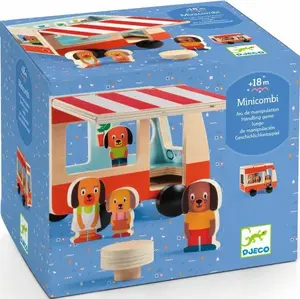 Dřevěný multivan s medvídky