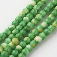 Natural Ocean White Jade Bead Strands