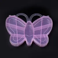 Butterfly Plastic Bead Storage Containers