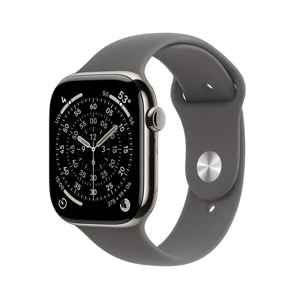 Apple Watch S11 Cell - 46mm Sport Band přírodní/kamenně šedé S/M