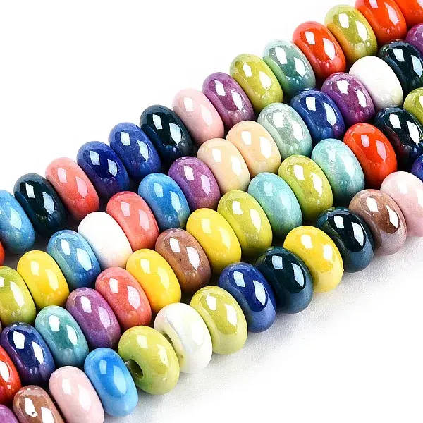 Handmade Porcelain Bead Strands