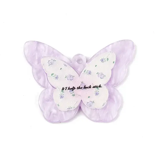 3D Opaque Printed Acrylic Pendants