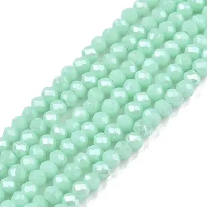 Electroplate Glass Beads Strands