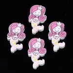 Printed Natural Wooden Beads