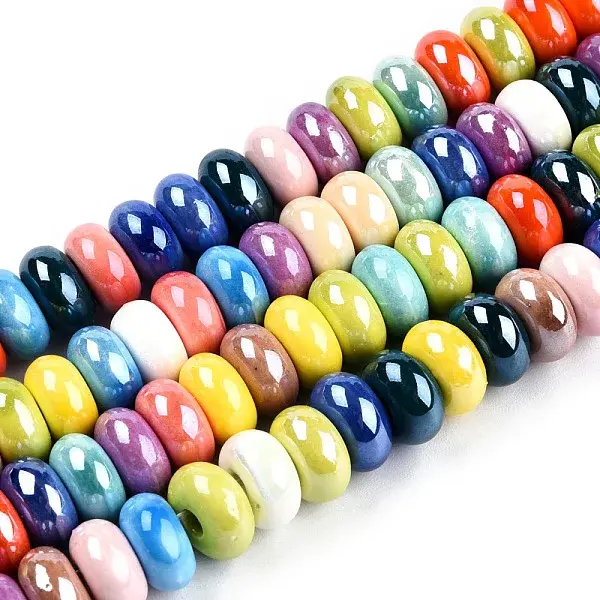 Handmade Porcelain Bead Strands