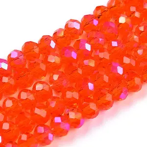 Electroplate Glass Beads Strands