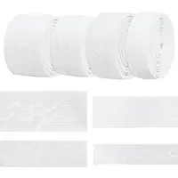 8 Yards 4 Styles Polyester Non-Slip Silicone Elastic Gripper Band for Garment Sewing Project