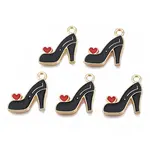 Rack Plating Alloy Enamel Pendants