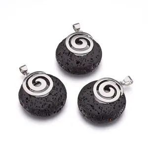 Natural Lava Rock Pendants