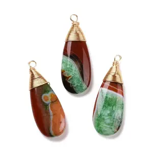 Natural Brazilian Agate Pendants