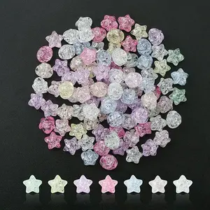 Transparent Crackle Acrylic Beads