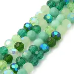 Electroplate Glass Beads Strands