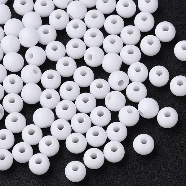 Opaque Acrylic Beads