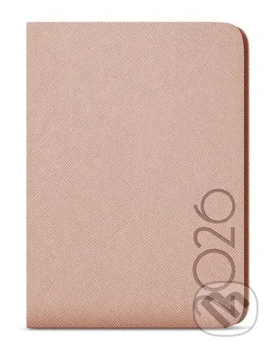 Týdenní diář 2026 Zoro Toro A5 pudrová (verso)