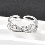 Star 925 Sterling Silver Cubic Zirconia Rings for Women