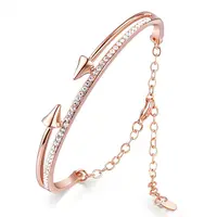 Chic Real 18K Gold Plated Brass Bracelet