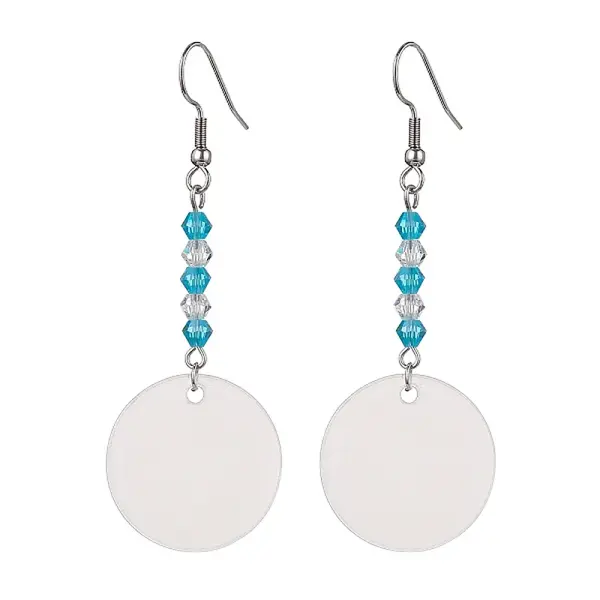 Blank Acrylic Dangle Earrings