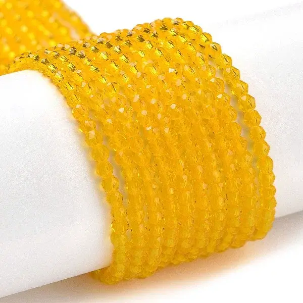 Transparent Glass Beads Strands