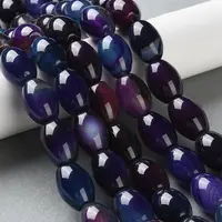Natural Agate(Dyed & Heated) Beads Strands