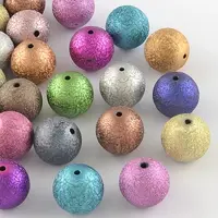 Crapy Exterior Acrylic Beads