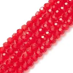 Transparent Glass Bead Strands