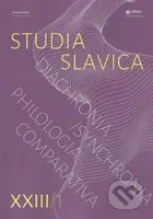 Studia Slavica XXIII/1 - kolektív autorov - kniha z kategorie Literární věda