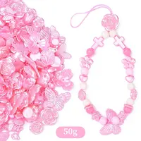 50G Acrylic Pearly Lustre Beads