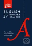 Collins Gem English Dictionary and Thesaurus - kniha z kategorie Jazykové učebnice a slovníky