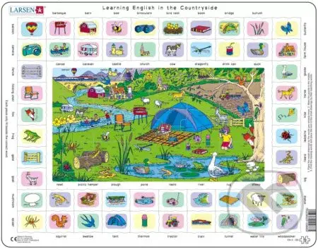 Learning English Puzzle 4 EN4 - puzzle z kategorie Naučné puzzle