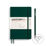 Leuchtturm1917 Zápisník Forest Green Softcover B6+ tečkovaný
