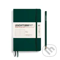 Leuchtturm1917 Zápisník Forest Green Softcover B6+ tečkovaný