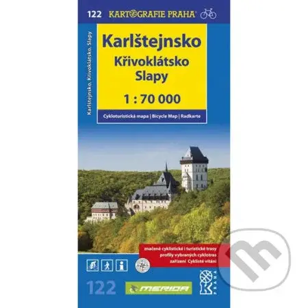 Karlštejnsko, Křivoklátsko 1:70 000 (cyklomapa)