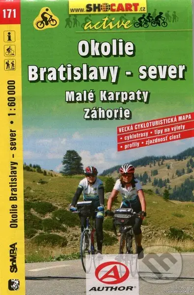 Okolie Bratislavy - sever 1:60 000 (Malé Karpaty, Záhorie - č. 171)