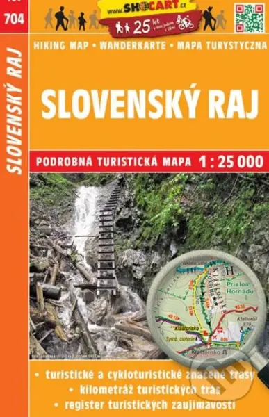 Slovenský raj 1:25 000 (Turistická mapa 704)