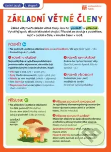 Přehledové tabulky ČJ: Větné členy