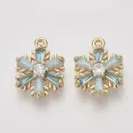 Brass Cubic Zirconia Charms