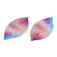 430 Stainless Steel Filigree Big Pendants