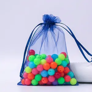 Rectangle Organza Drawstring Bags