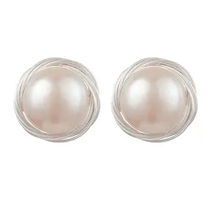 Natural Pearl Ear Studs
